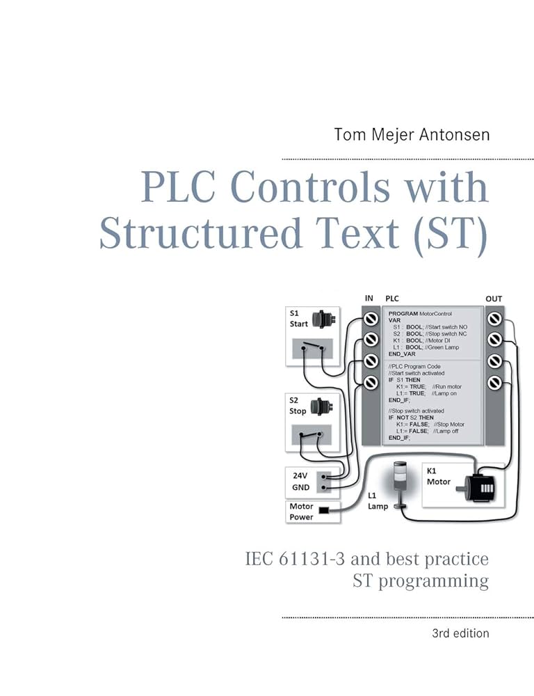 PLC Controls with Structured Text (ST), V3 Monochrome: IEC